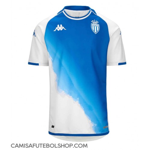 Camisa de time de futebol AS Monaco Replicas 3º Equipamento 2023-24 Manga Curta